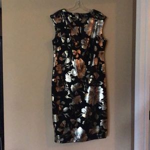 Black and Gold Cocktail Dress